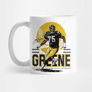 Joe Greene Pittsburgh Skyline Mug